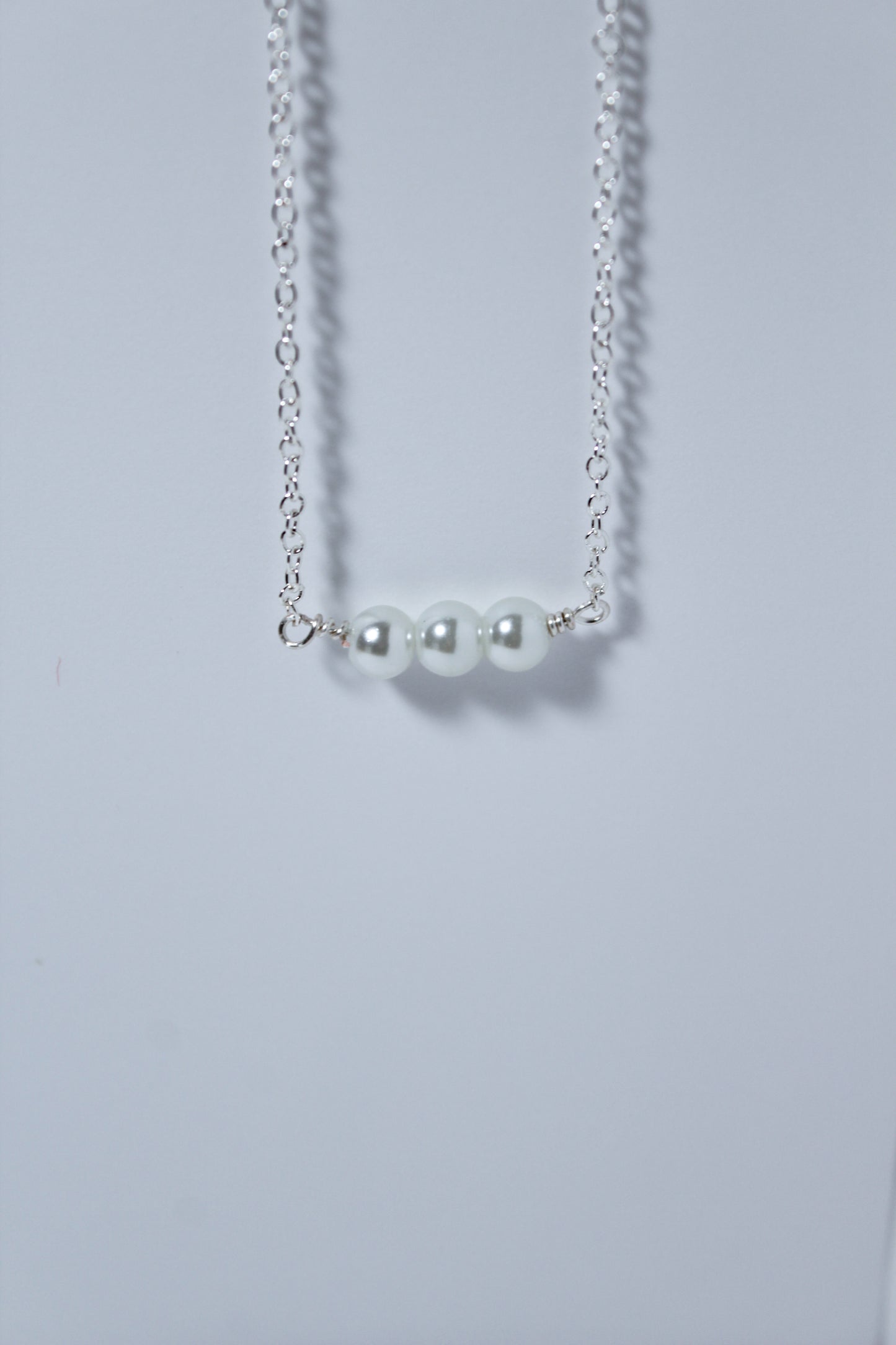 Pearl Line Necklace