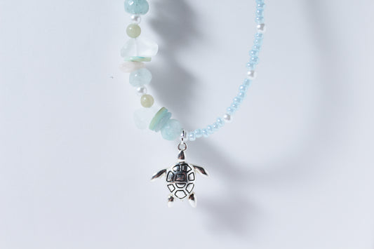 Tidepool Turtle Split Necklace